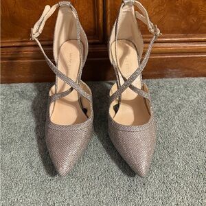 Ladies MARC FISHER Gold Sparkly Heels, BRAND NEW